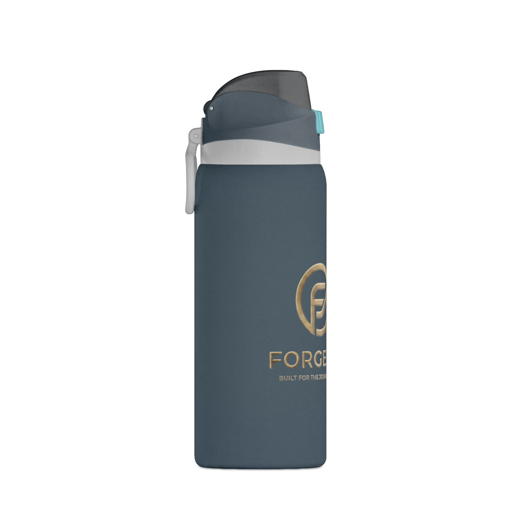 Forge & Field 32oz Insulated Water Bottle | Matte Black Stainless Steel