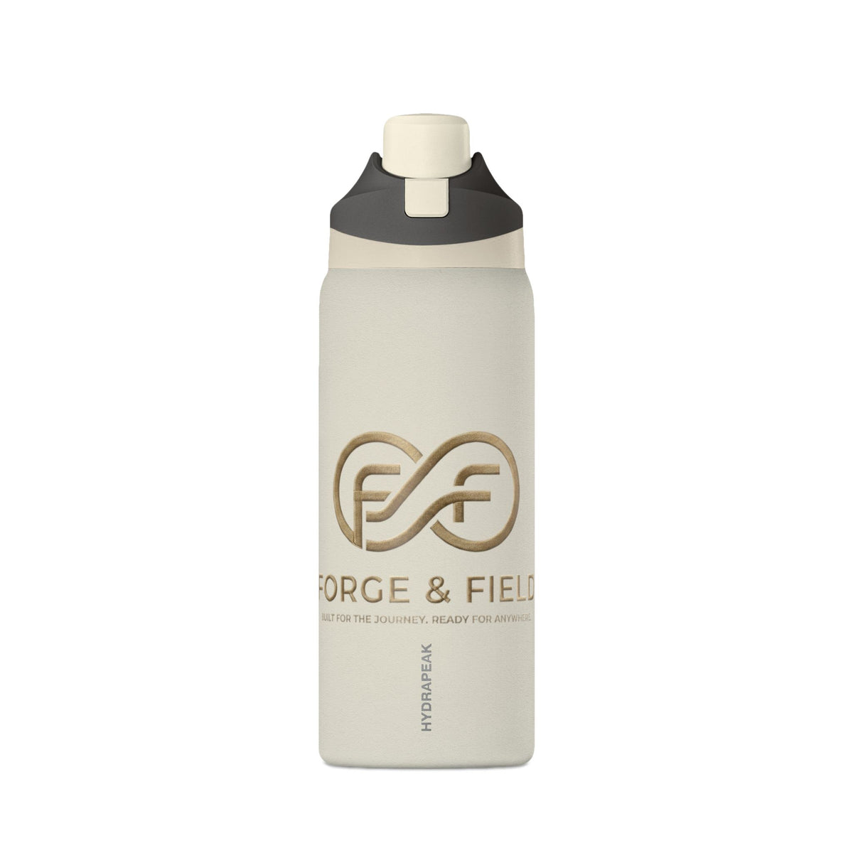 Forge & Field 32oz Insulated Water Bottle | Matte Black Stainless Steel