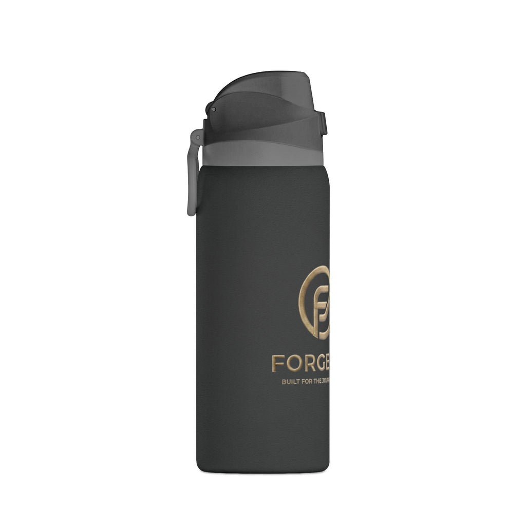 Forge & Field 32oz Insulated Water Bottle | Matte Black Stainless Steel