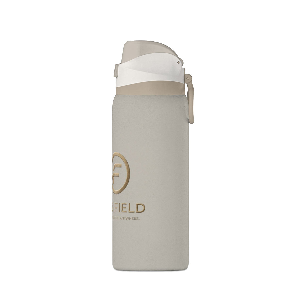 Forge & Field 32oz Insulated Water Bottle | Matte Black Stainless Steel