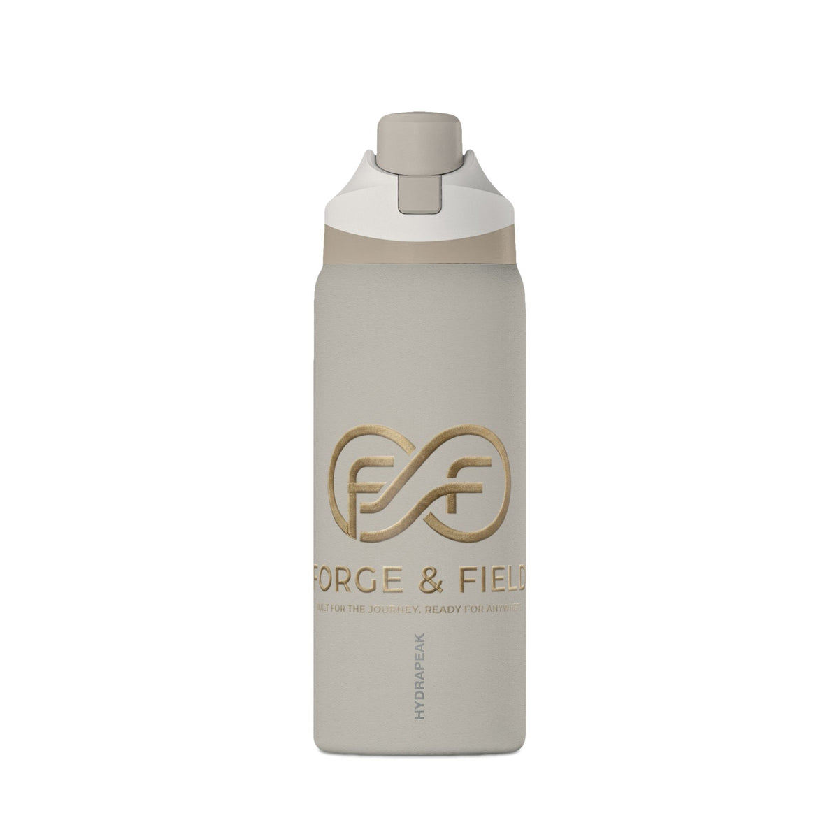 Forge & Field 32oz Insulated Water Bottle | Matte Black Stainless Steel
