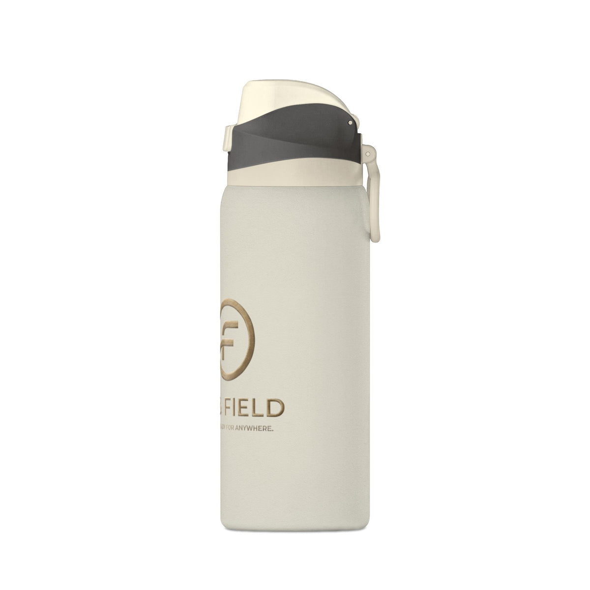 Forge & Field 32oz Insulated Water Bottle | Matte Black Stainless Steel