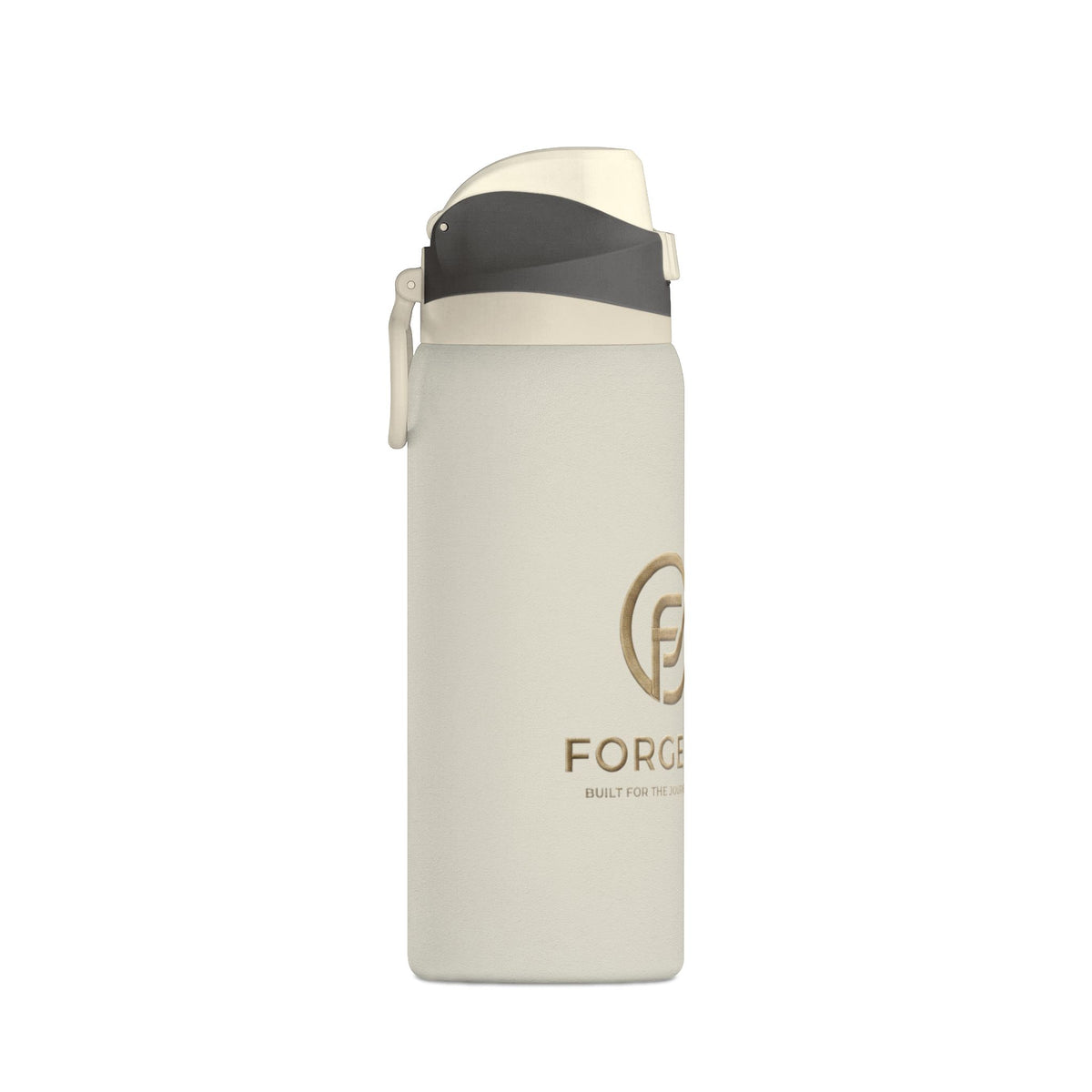 Forge & Field 32oz Insulated Water Bottle | Matte Black Stainless Steel