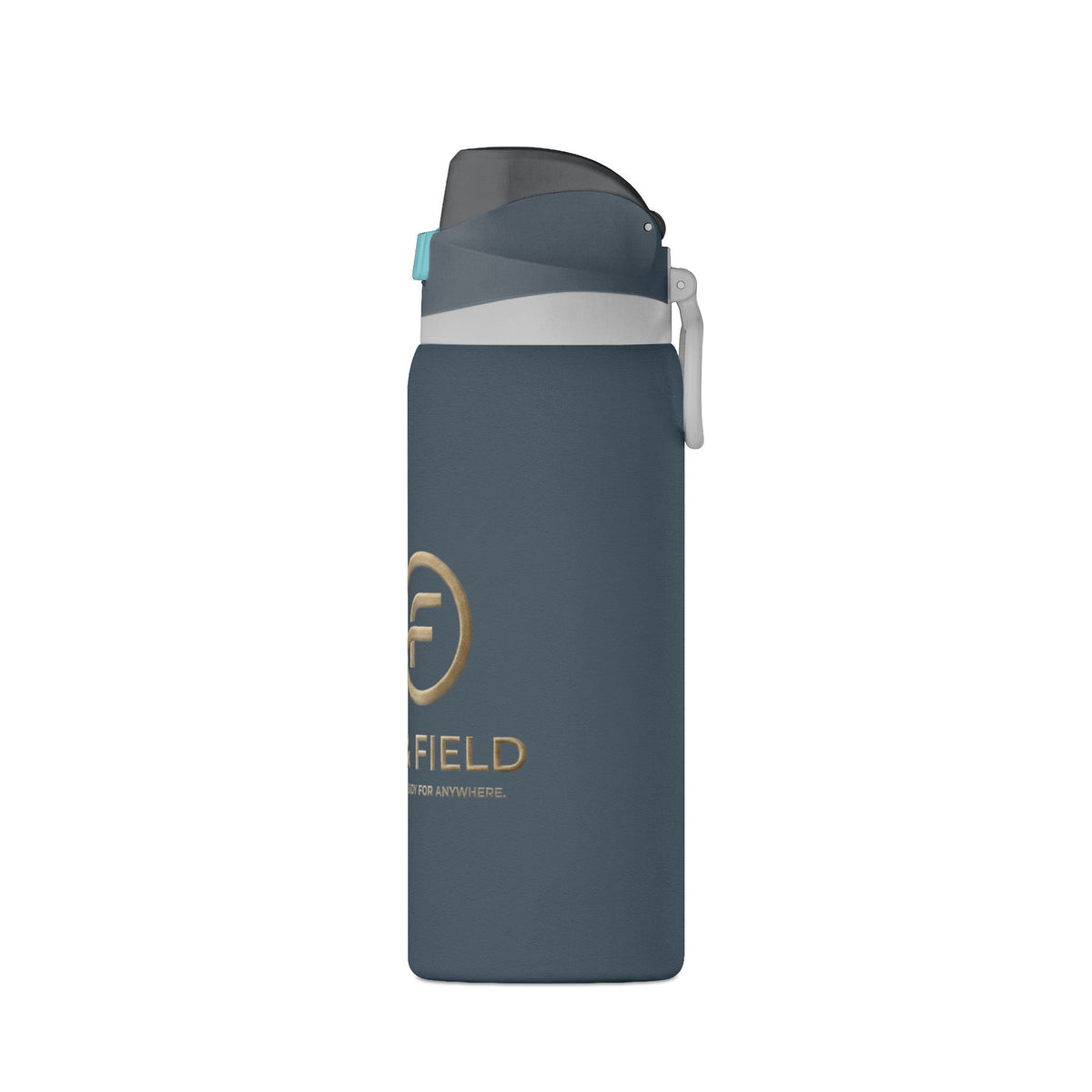 Forge & Field 32oz Insulated Water Bottle | Matte Black Stainless Steel