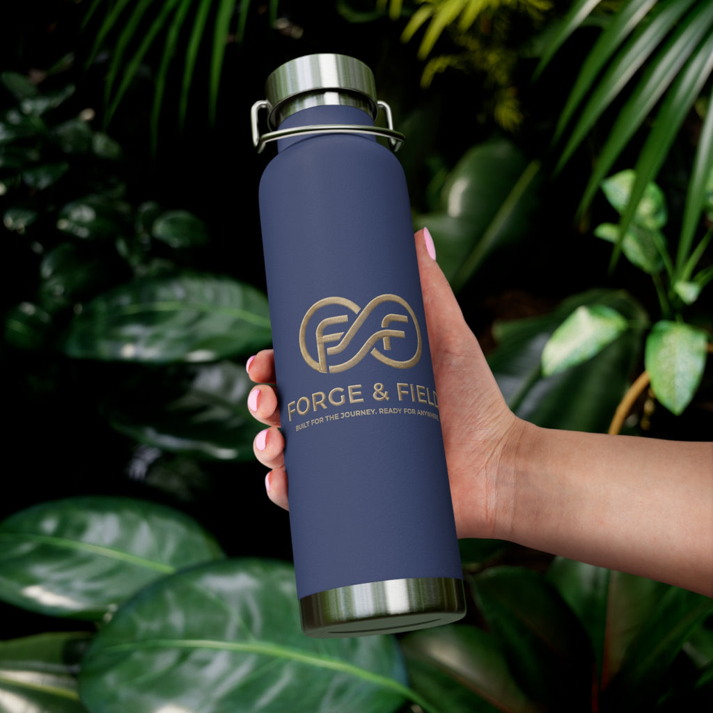 Forge & Field™ Copper Vacuum Insulated Bottle | 22oz